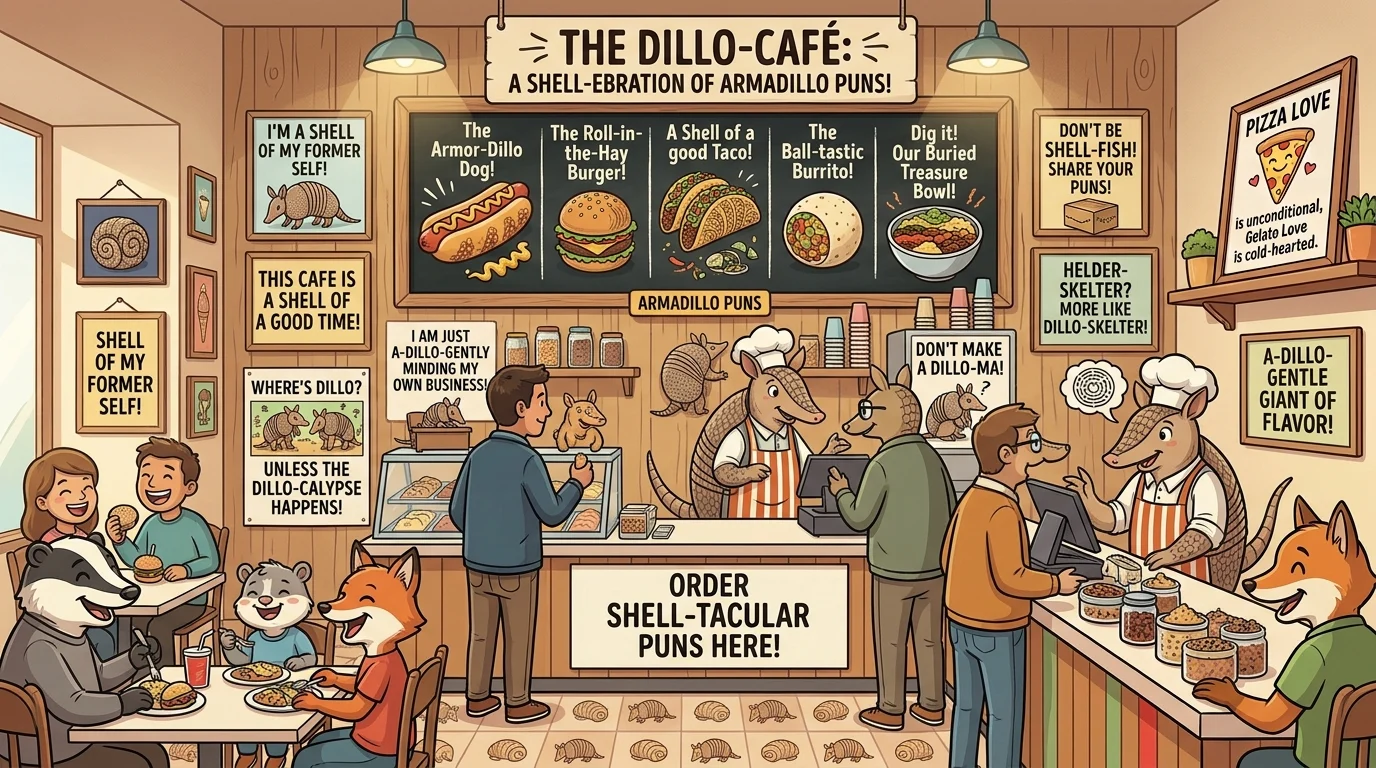 armadillo puns