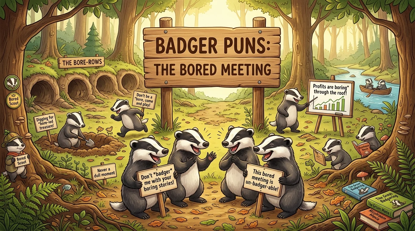 badger puns