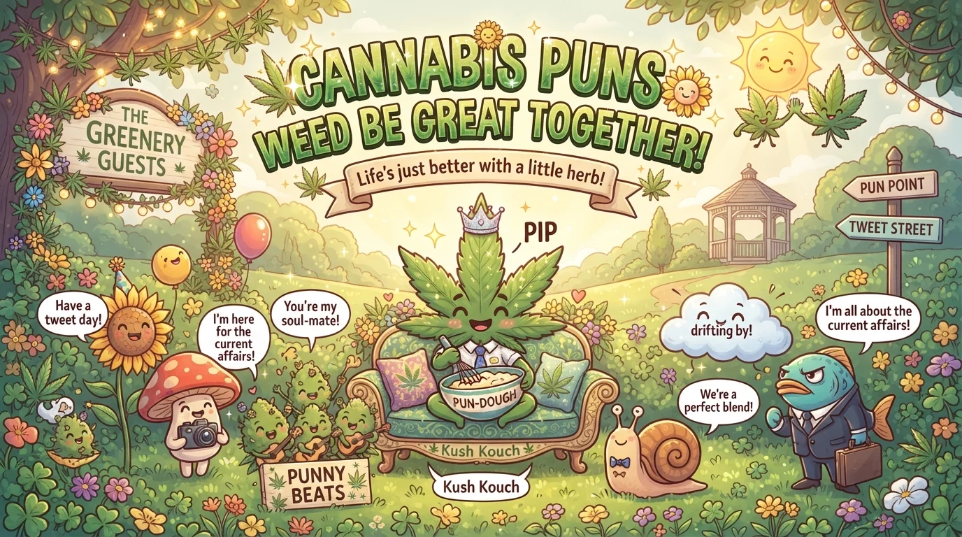 cannabis puns