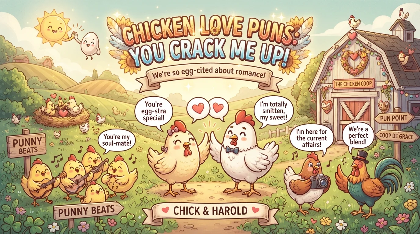 chicken love puns
