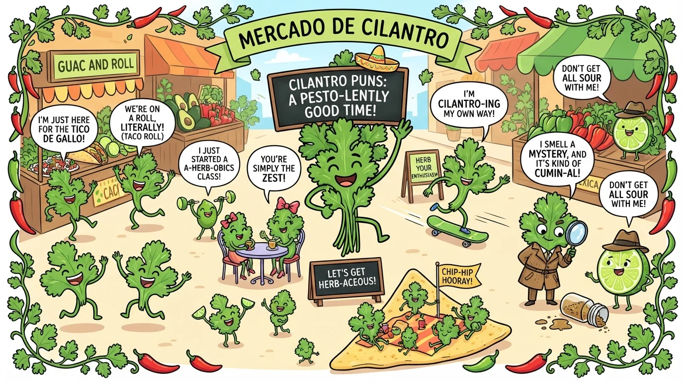 cilantro puns