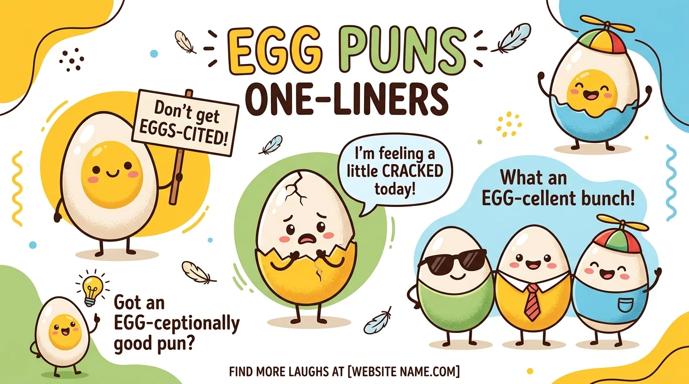 egg puns one liners