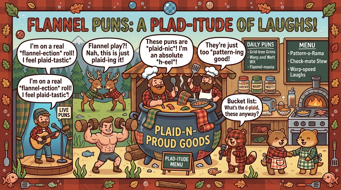 flannel puns