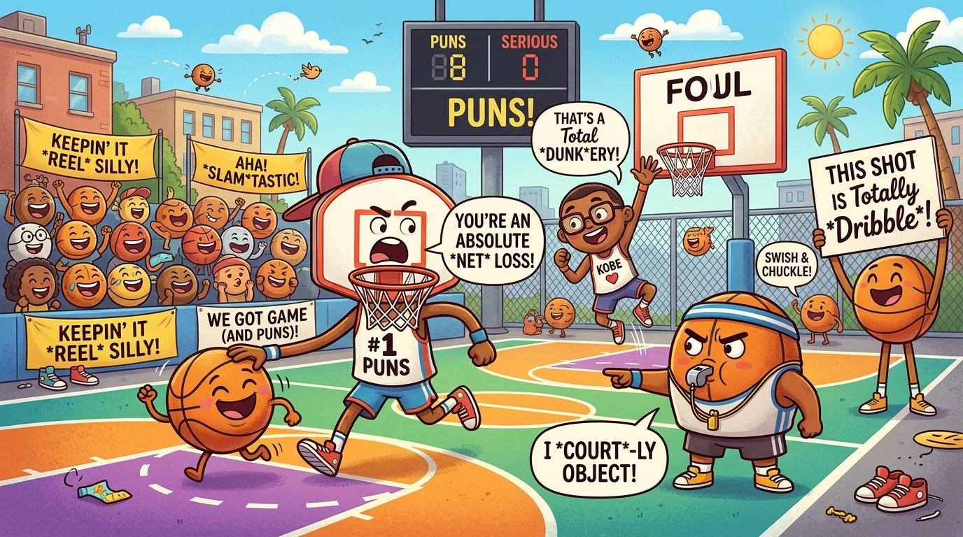 funny basketball puns