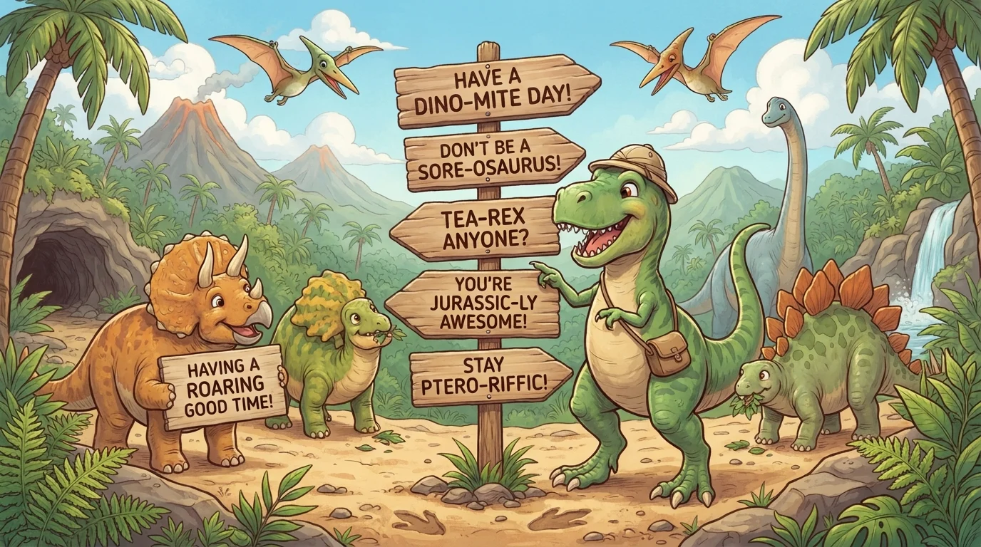 funny dinosaur puns