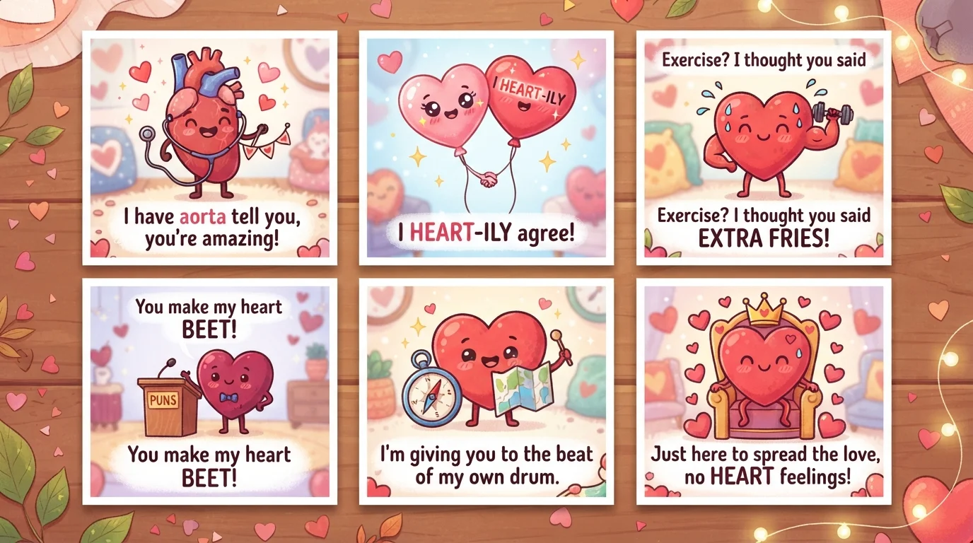 heart puns one liners