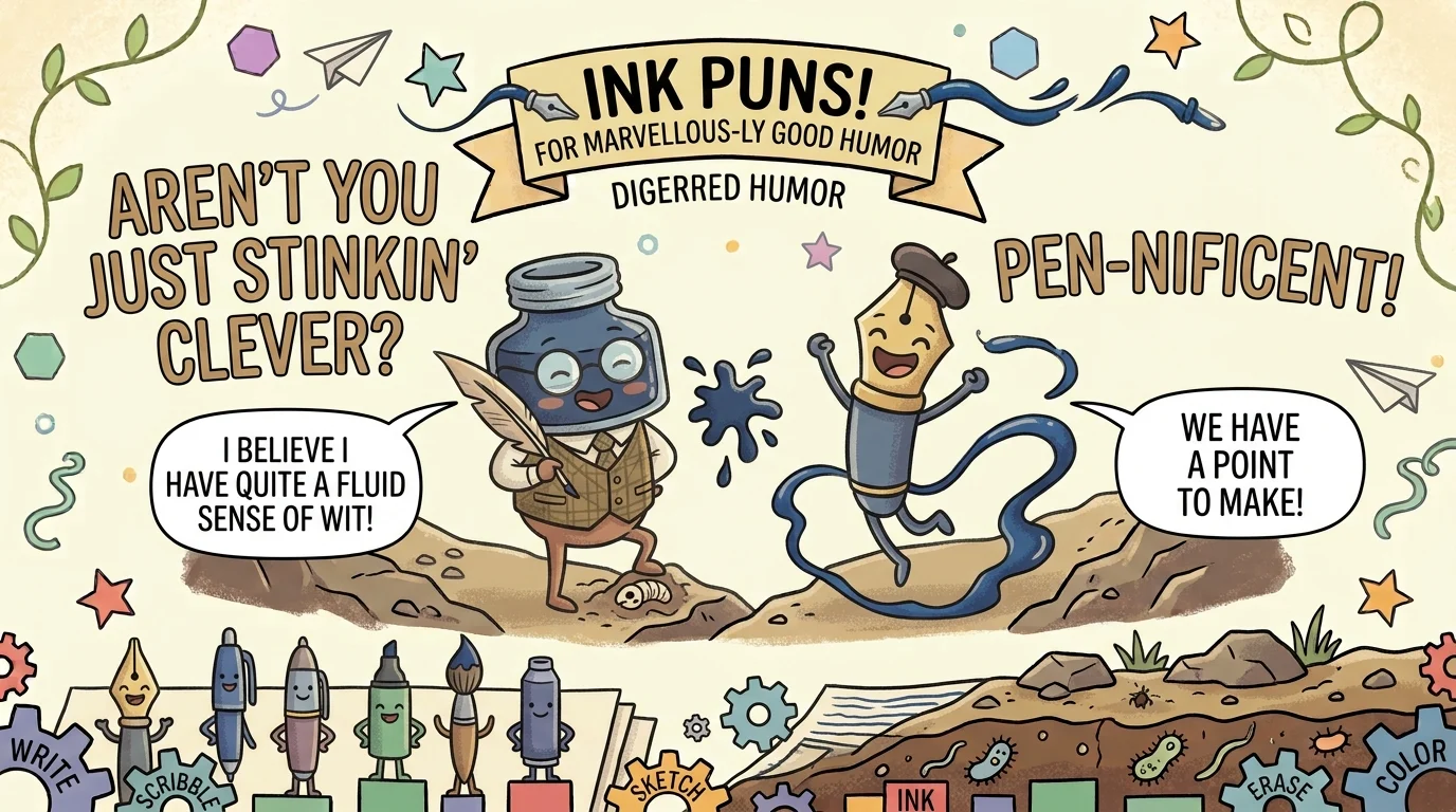 ink puns