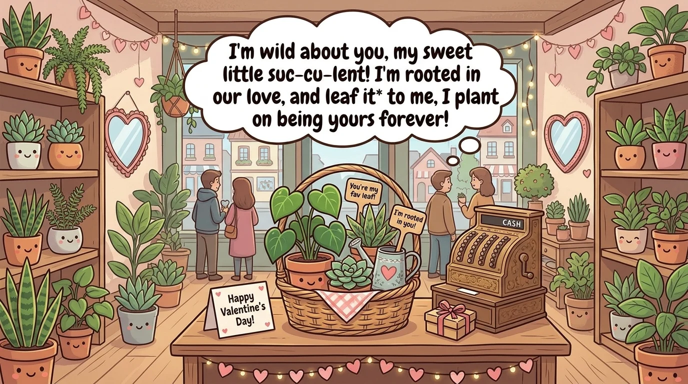 plant valentine puns