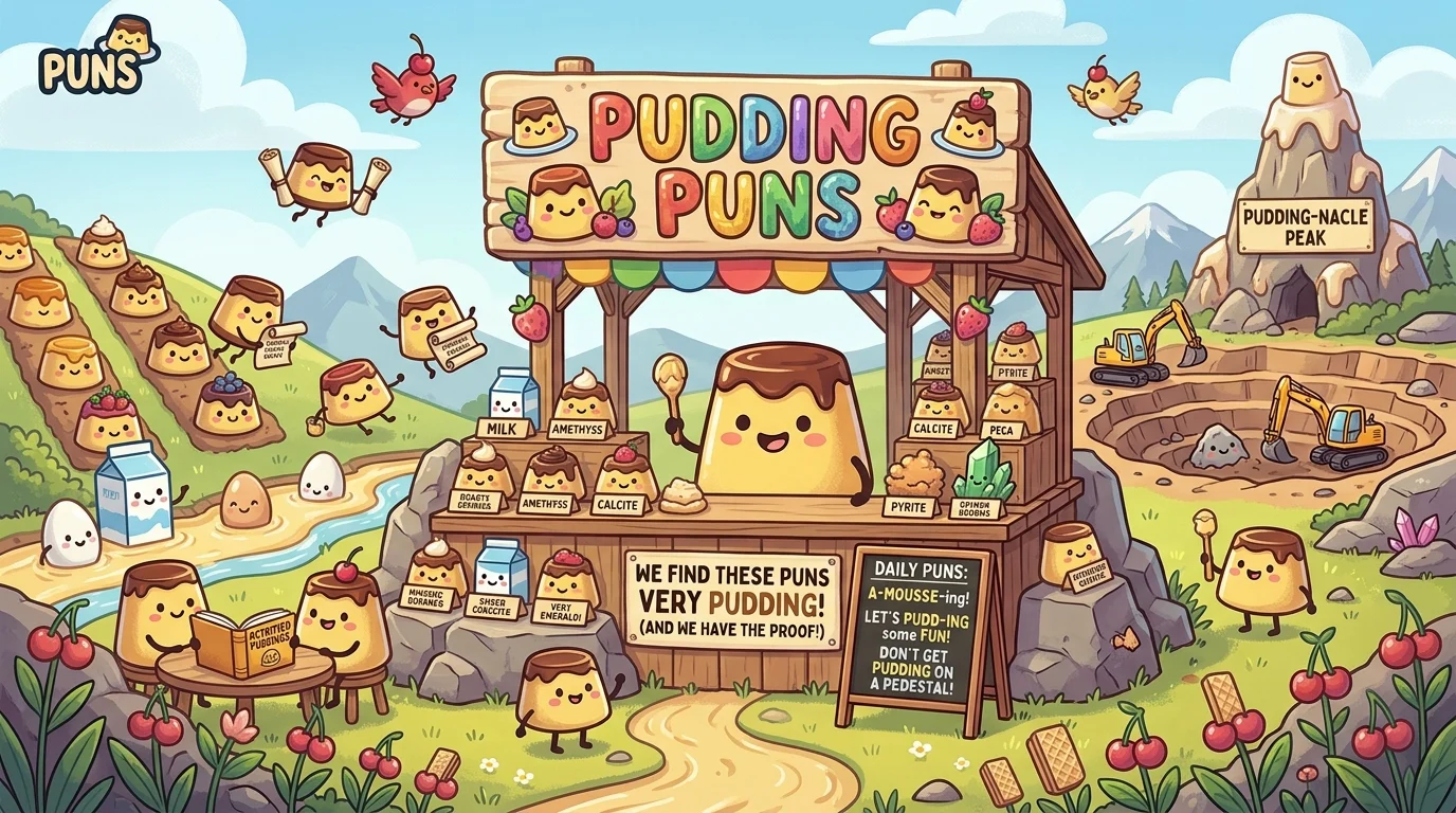 pudding puns