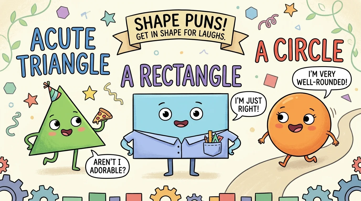 shape puns