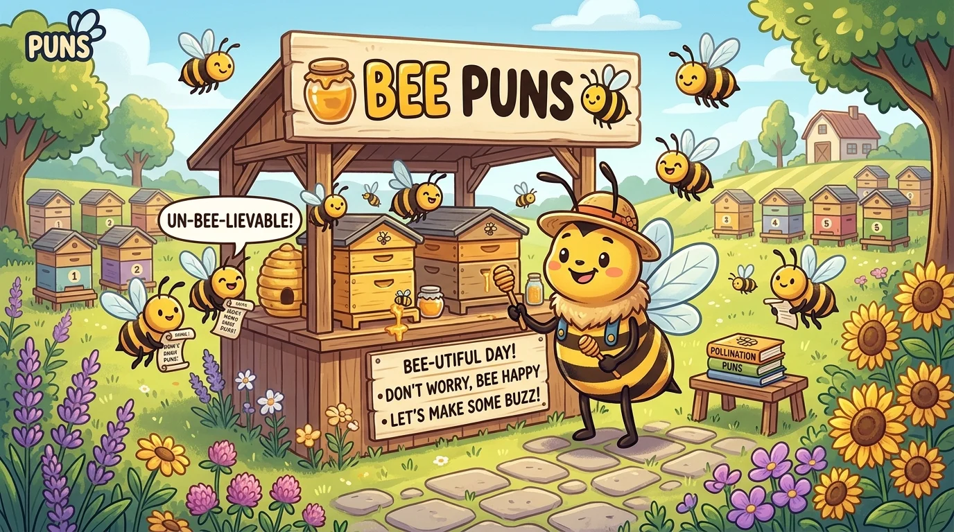 short bee puns